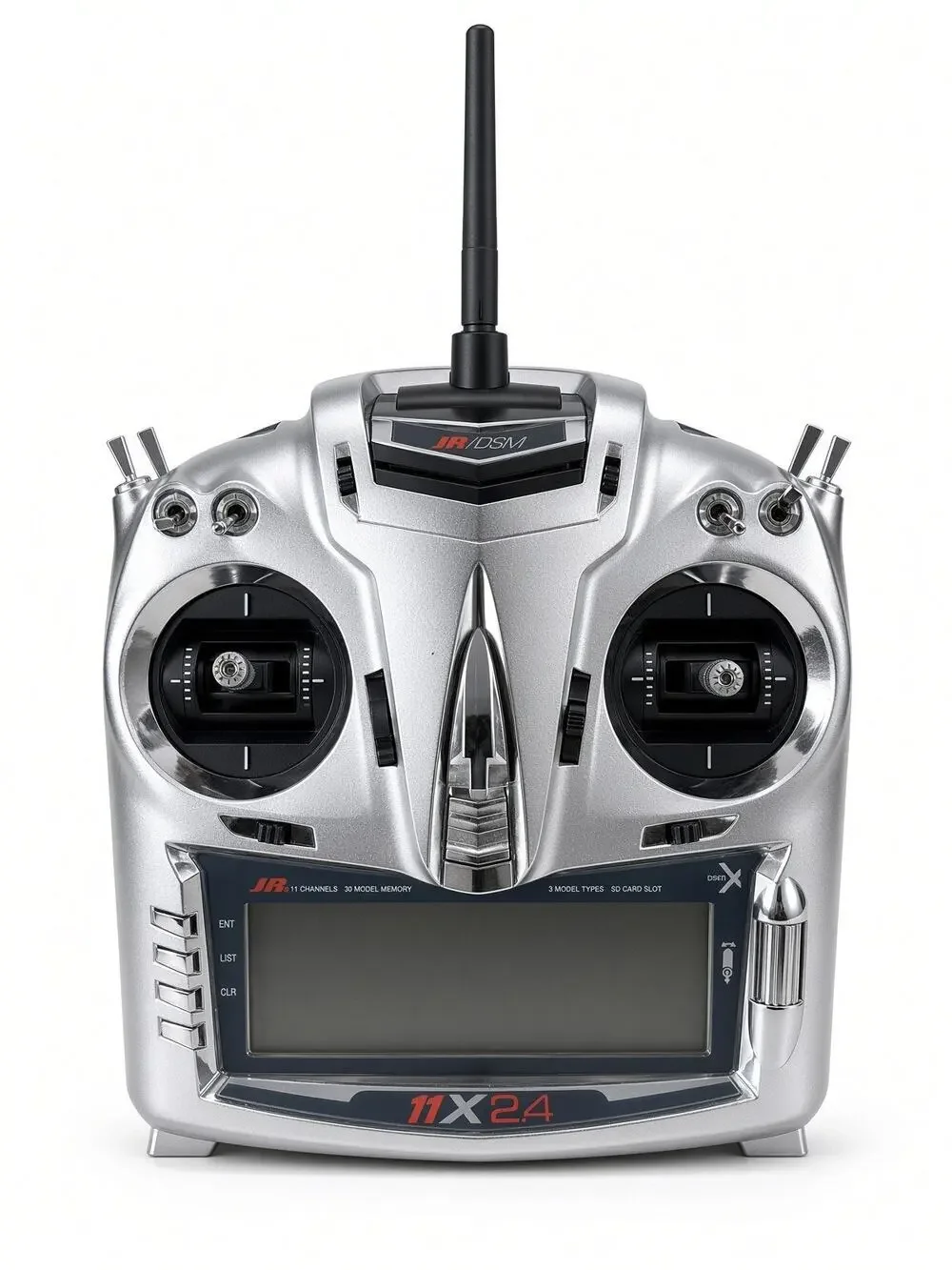 JR Propo DSM 11X 2.4GHz DSMX RC Transmitter 11-Channel Tested Working